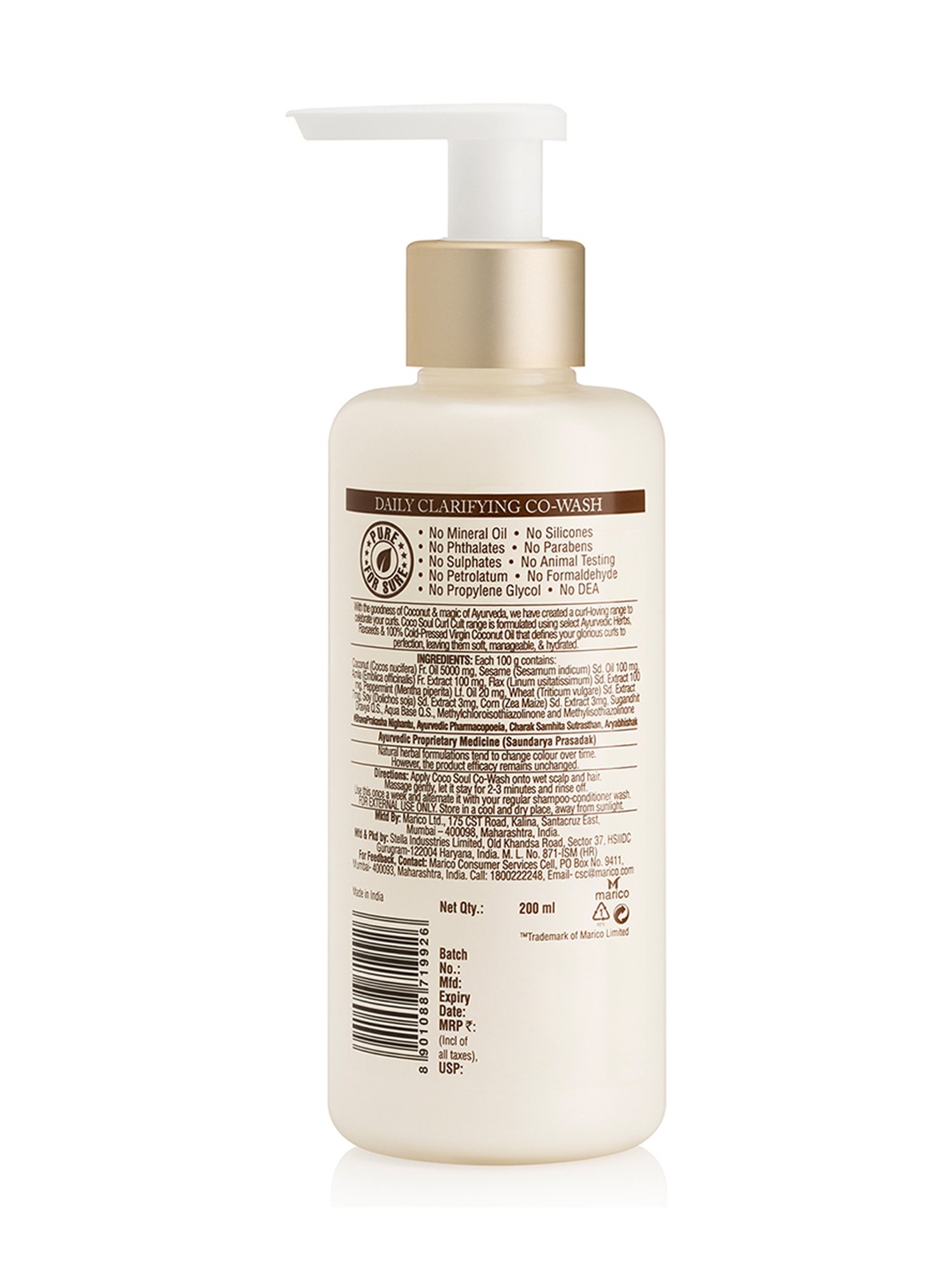 Coco Soul Curl Cult Daily Clarifying Co-Wash - 200 ml