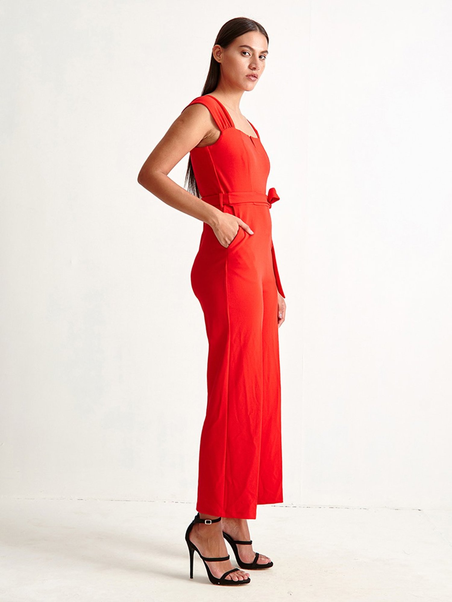 Cover Story Red Jumpsuit