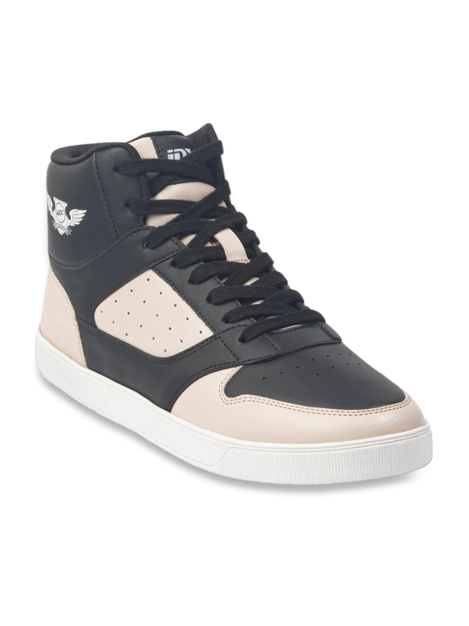 ID Men's Black Ankle High Sneakers
