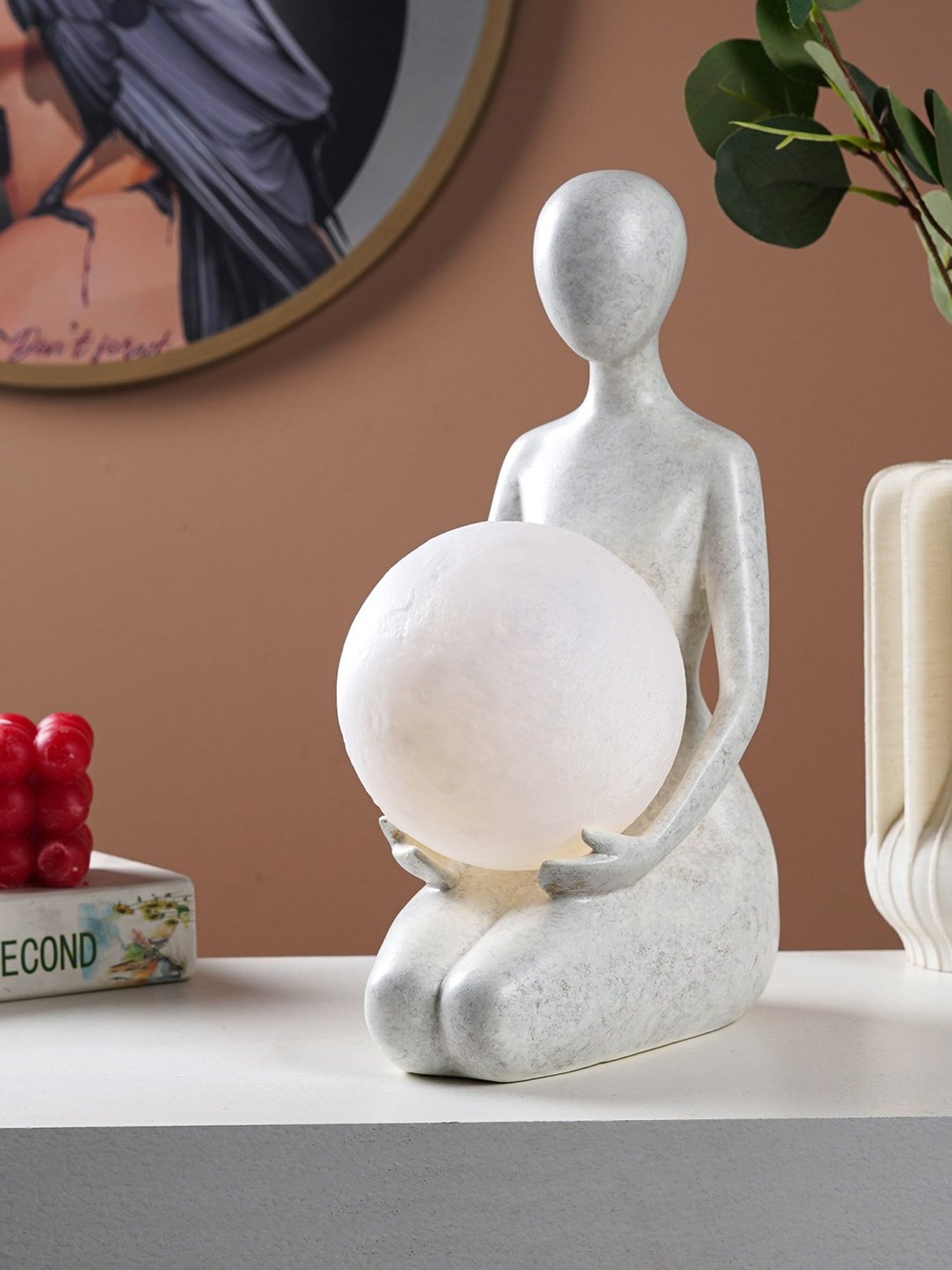 The Artment Decorative Bowl Lamp Led Showpiece Figurine