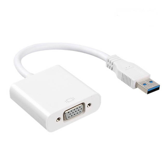 USB 3.0 to VGA Adapter External Video Card Multi Display Converter for Win 7/8/10 Desktop Laptop PC Monitor Projector
