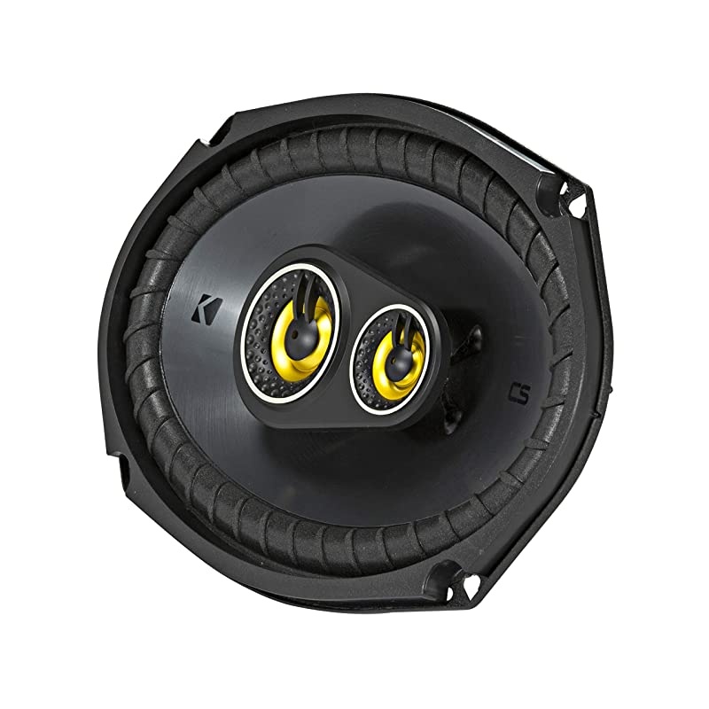 CS Series 150 Watt 6 x 9 Inch Car Audio Coaxial Speaker Pair Yellow