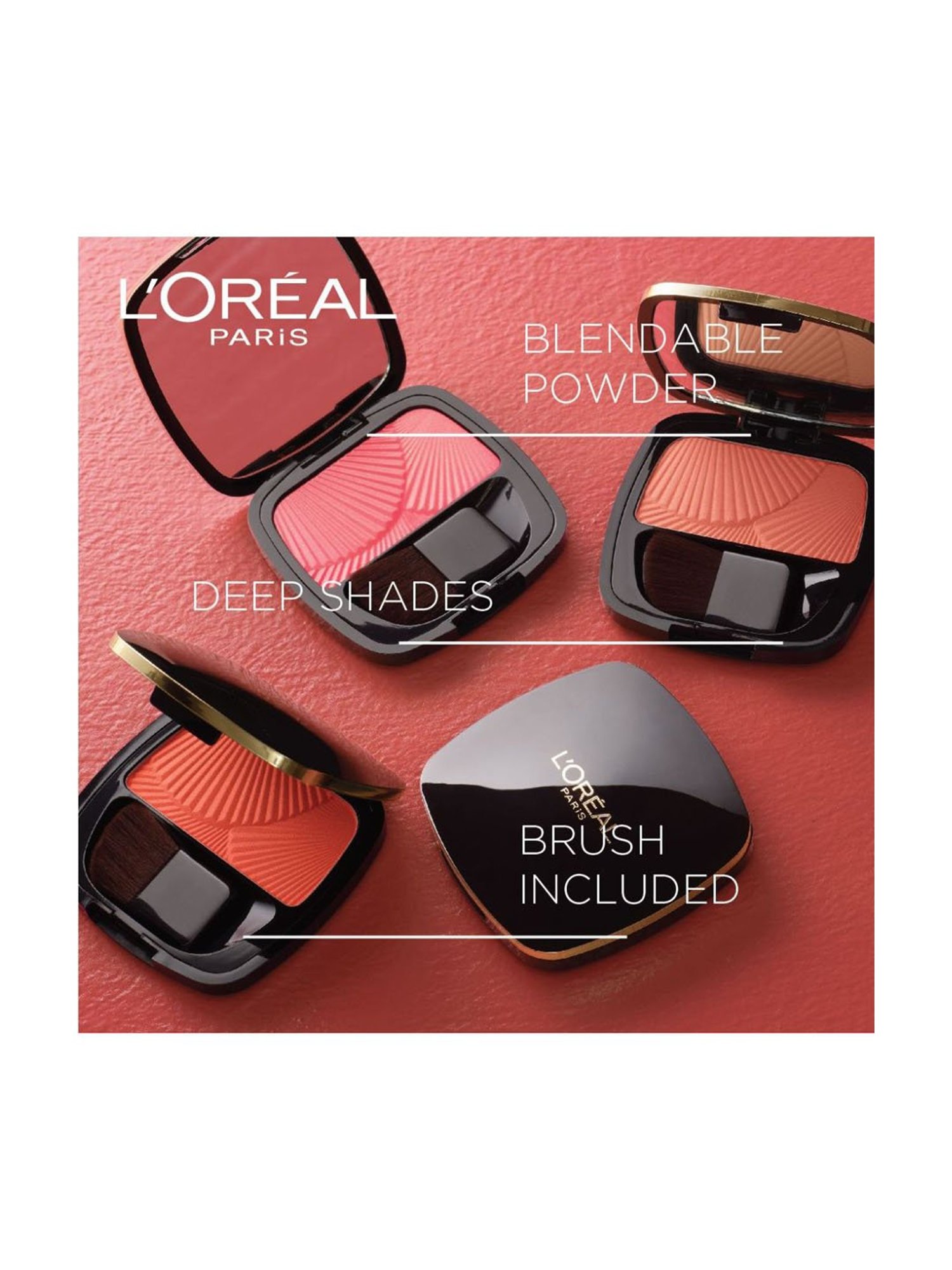 L'Oreal Paris Le Mono Color Powder Blush 11 Be Fierce - 4.5 gm