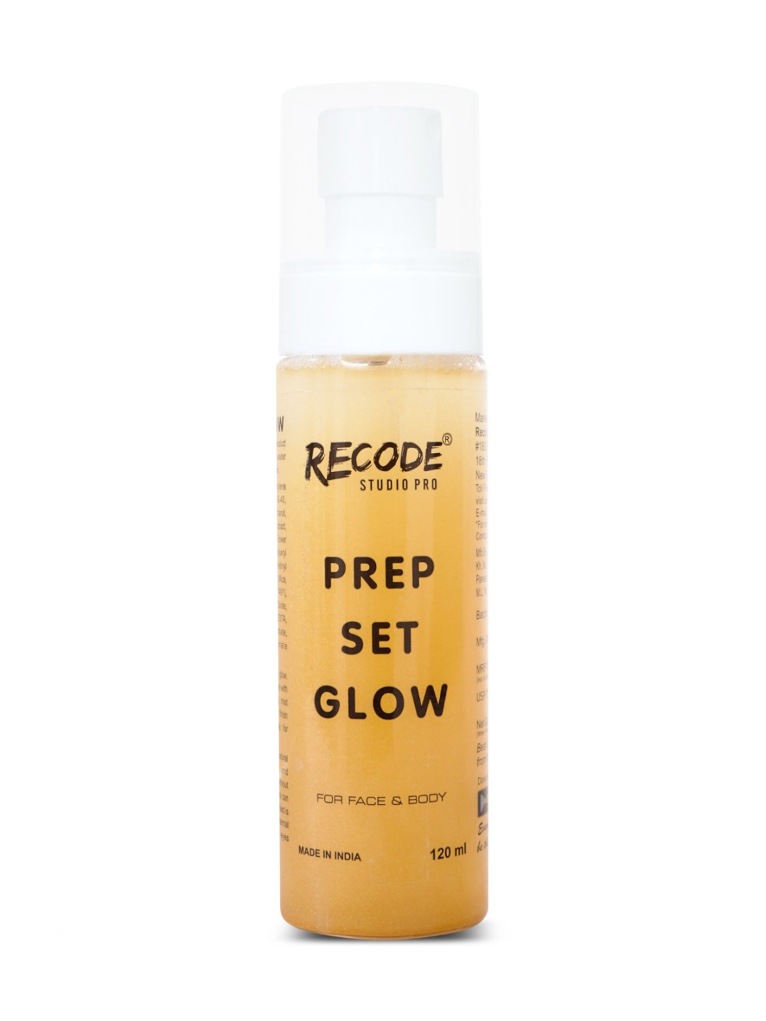 Recode Prep Set Glow with Golden Shimmer - 120 ml