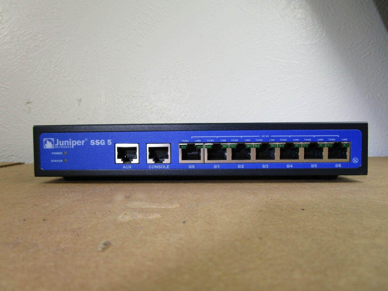 Lot of 3 Juniper Networks SSG5 VPN Firewall Security SSG-5-SB without AC Adapter