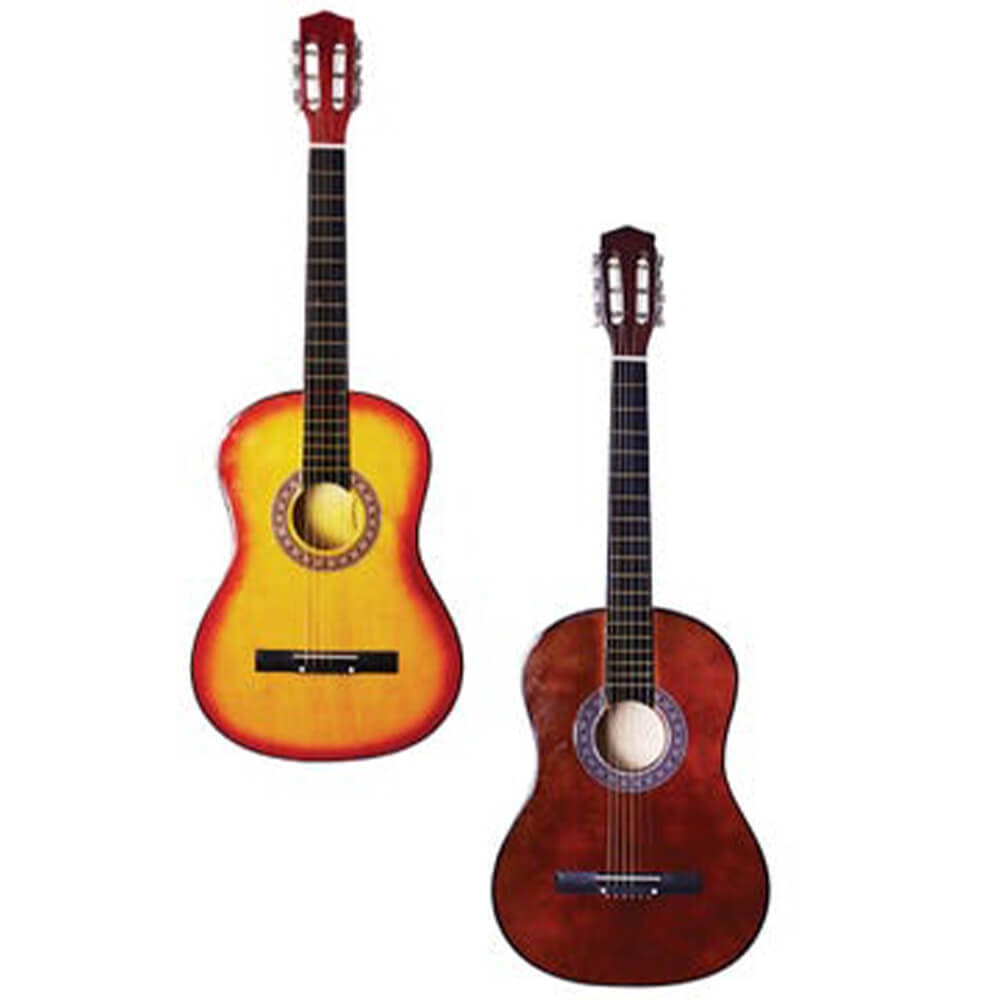 Kole Imports GTRACOA015DB 6-String Acoustic Guitar - Dark Brown