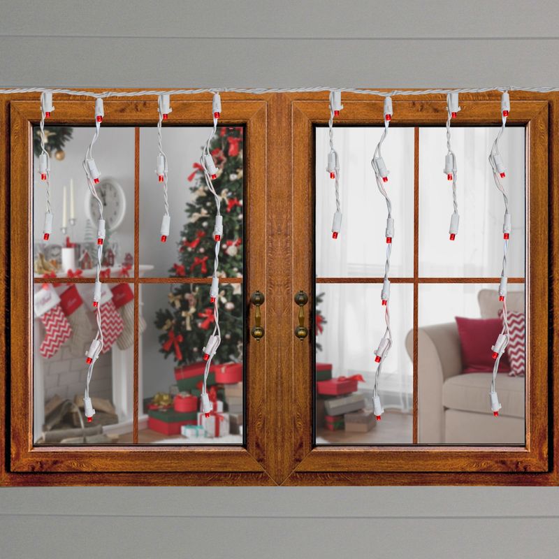 J. Hofert Co 25ct C7 Christmas String Lights Transparent Clear - 24' Green Wire