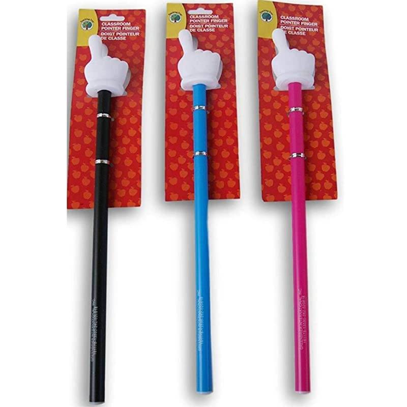 Classroom and Presentation Finger Pointer Set of 2 155 Inches