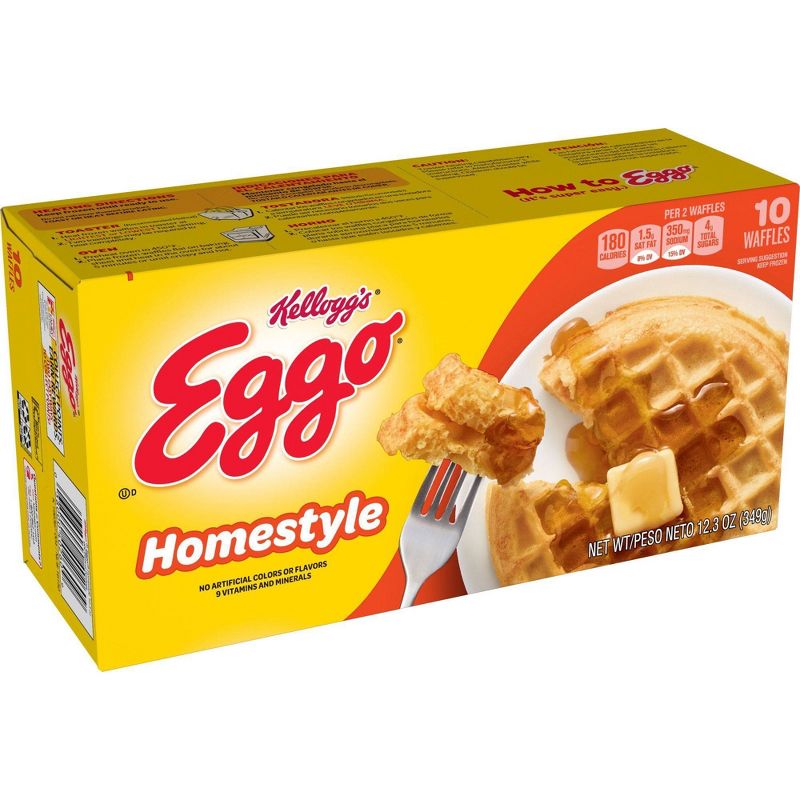 Kellogg's Eggo Frozen Homestyle Waffles - 12.3oz/10ct