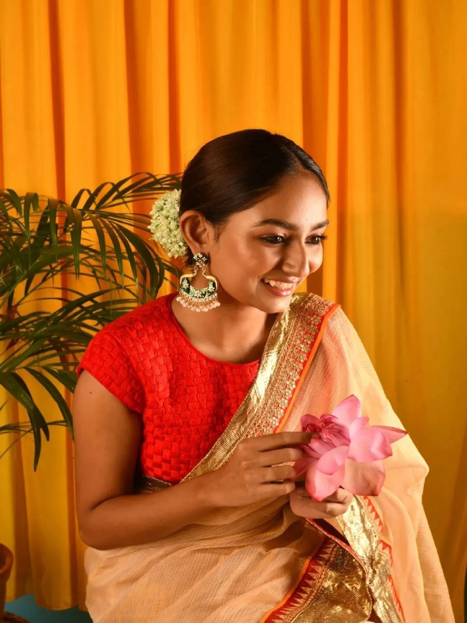 Jewelz Wedding and Fastive Season Chand Bali Earrings for womens & Girls