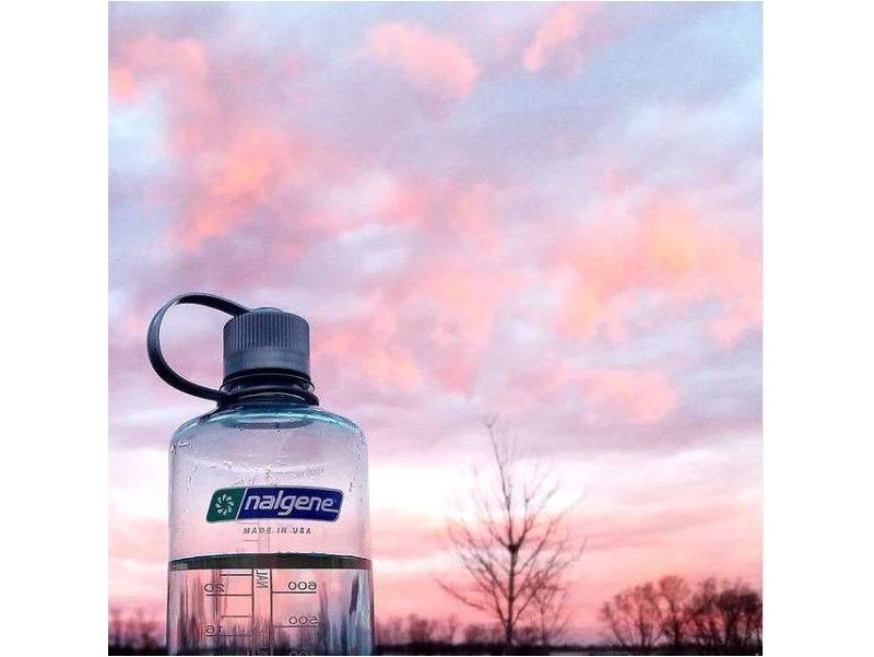 Nalgene 32oz Narrow Mouth Water Bottle - Light Blue