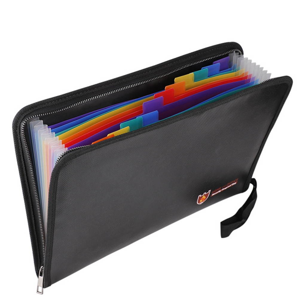 Phyxin Expanding File Folder Office Organizer Document Accordion Folder clipboard Letter Size A4 with 5 Pockets Plastic Set of 2, Purple Fuchsia