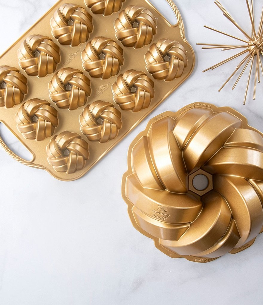 Nordic Ware 75th Anniversary Braided Mini Bundt Pan