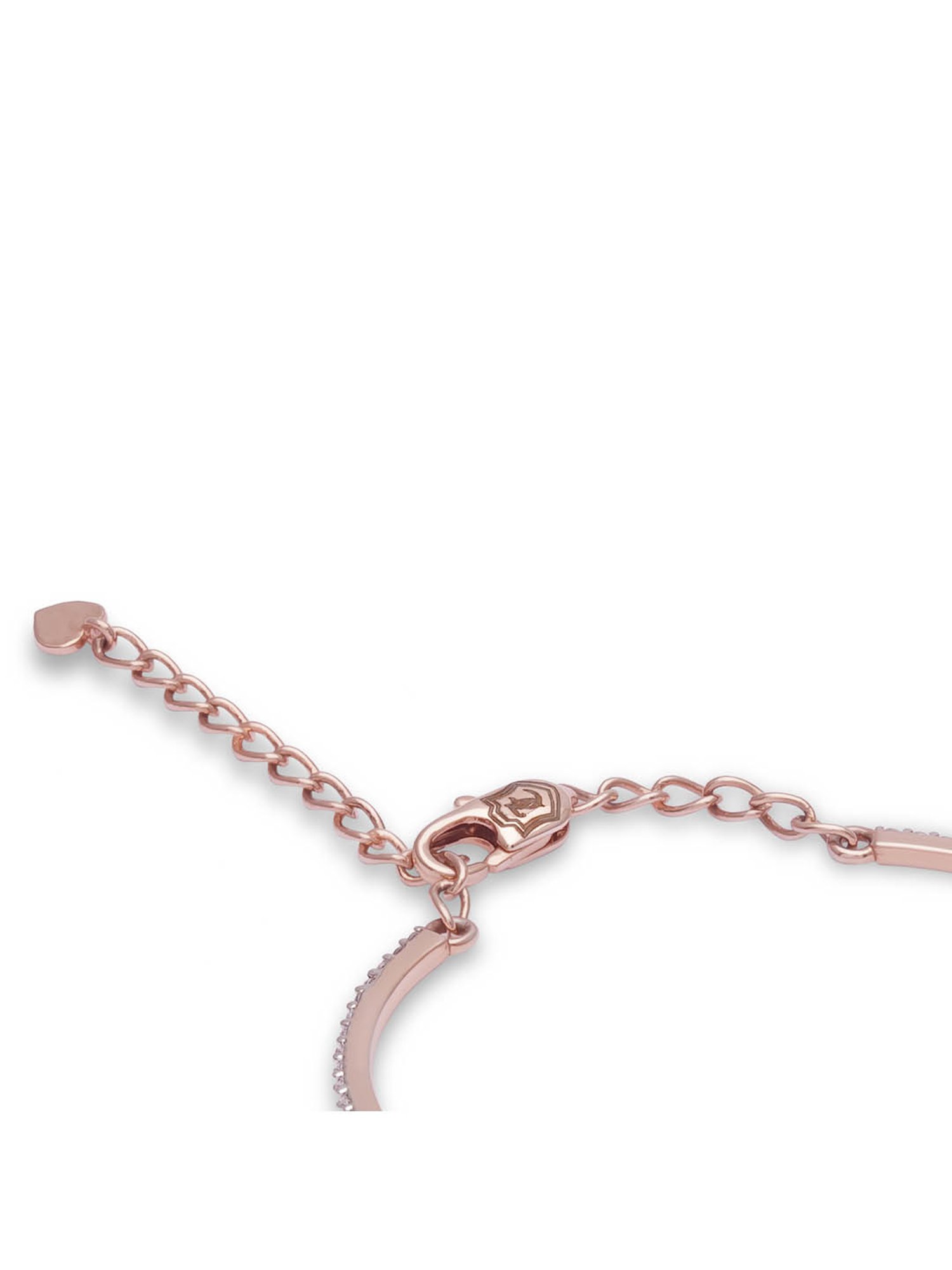 Juicy Couture Gold Lily Blue Stone Bracelet (One Size)