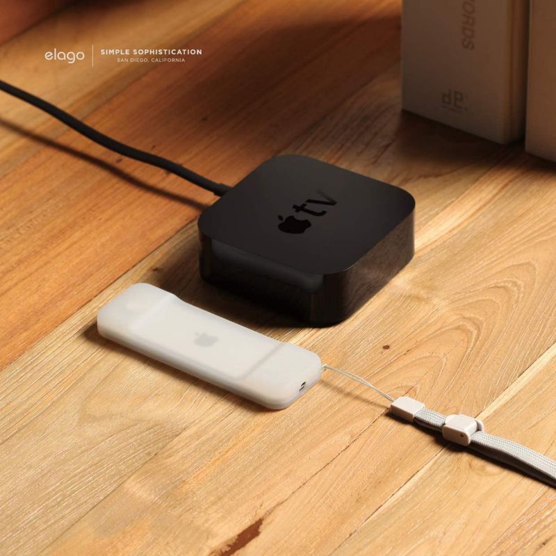 elago R1 Silicone Case Compatible with Apple TV 4K 4th and 5th Generation Siri Remote Control - Red