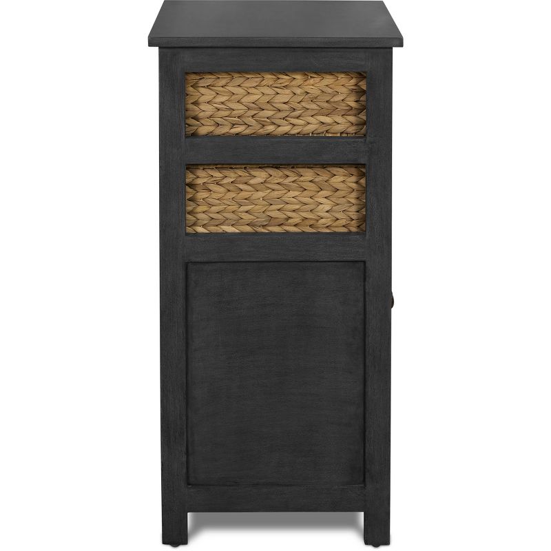 Elmhurst Cabinet Black and Weathered - ClickDecor