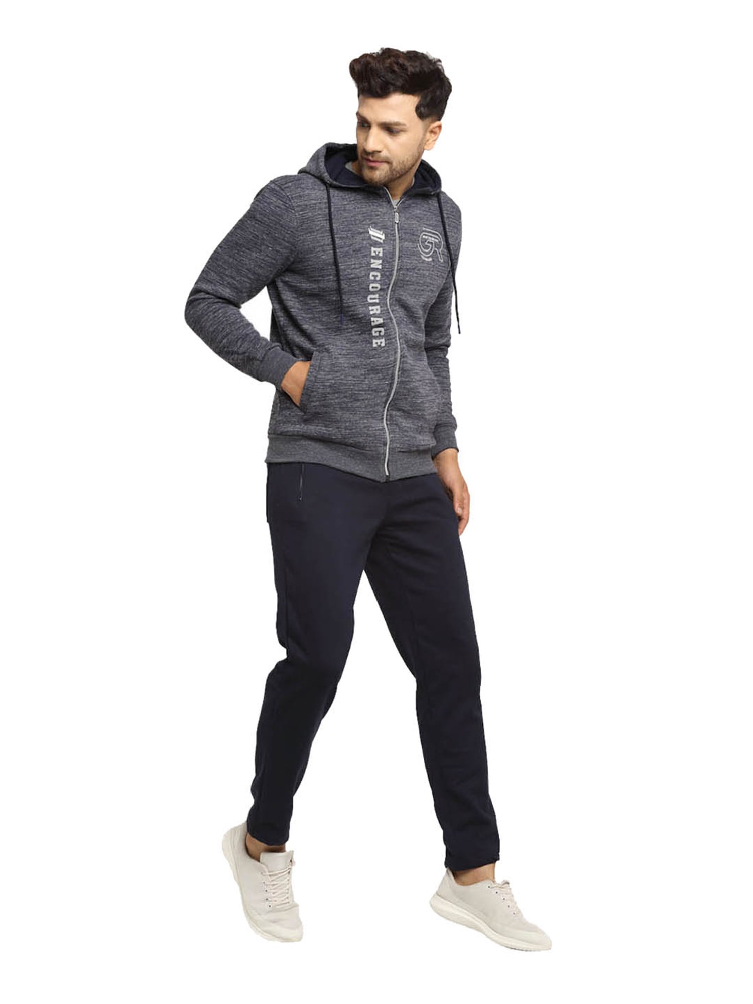 Global Republic Navy Printed Tracksuit