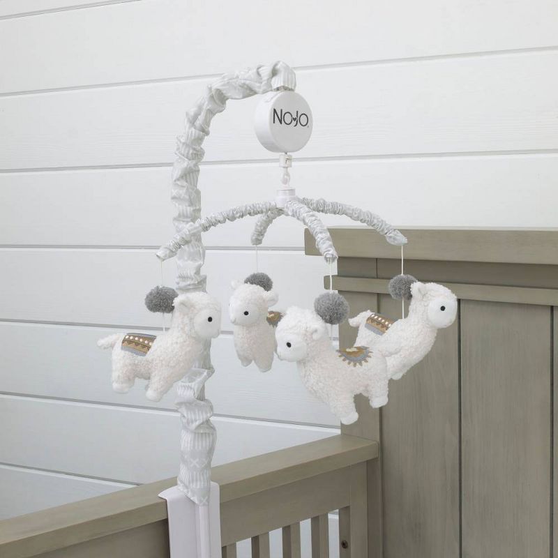 Lambs & Ivy Sky Rocket Planets/Stars Musical Baby Crib Mobile Soother Toy- Blue