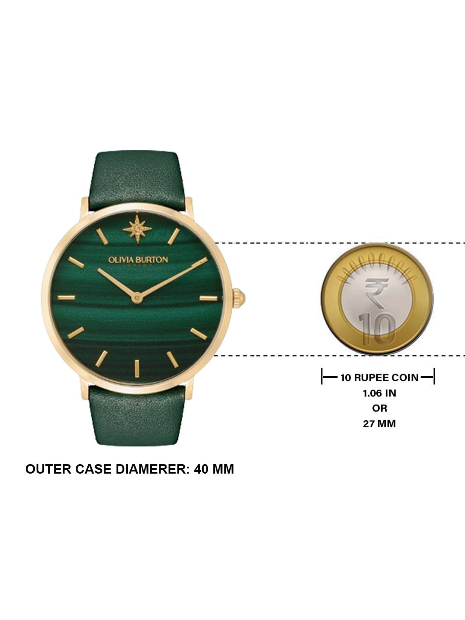 Olivia Burton 24000067 Ultra Slim Analog Watch for Women