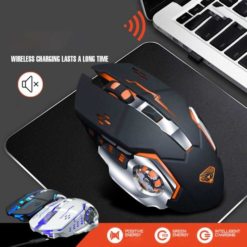 Q3 Portable Wireless Smart ABS 2.4GHz Rechargeable Silent Laptop Computer Mouse