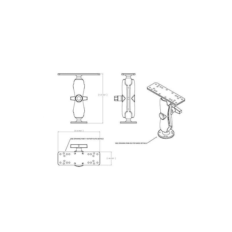 DrillDown Marine Electronic Mount
