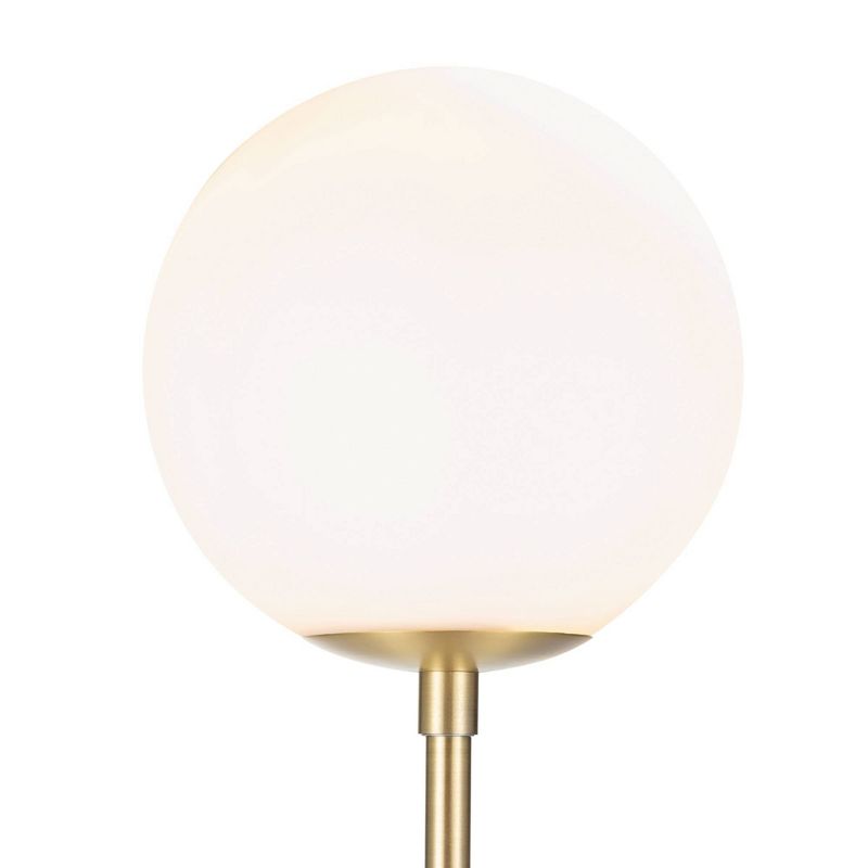 63" Celestia Floor Lamp with Frosted Glass Shade White - Globe Electric