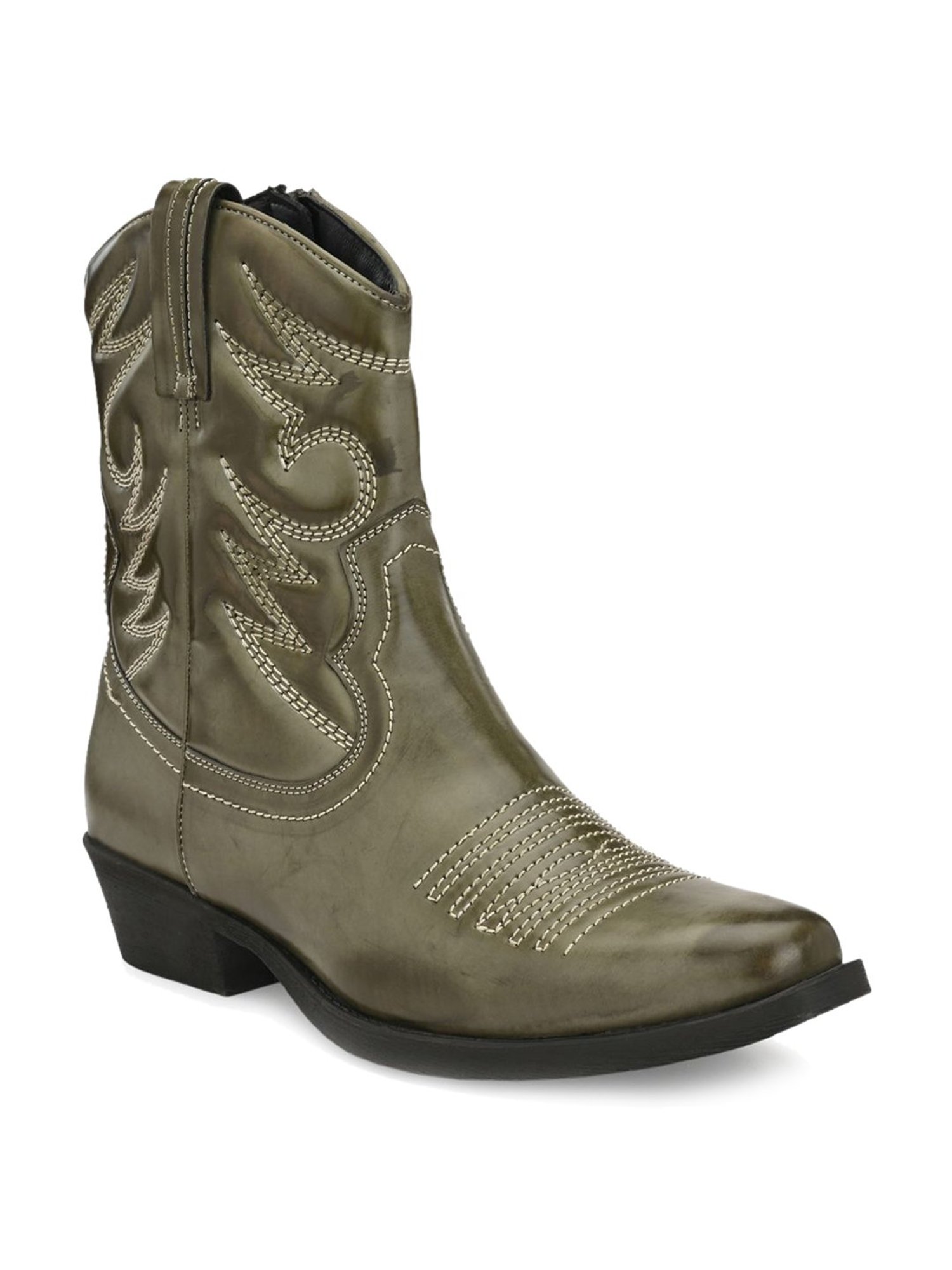 Delize Olive Casual Boots