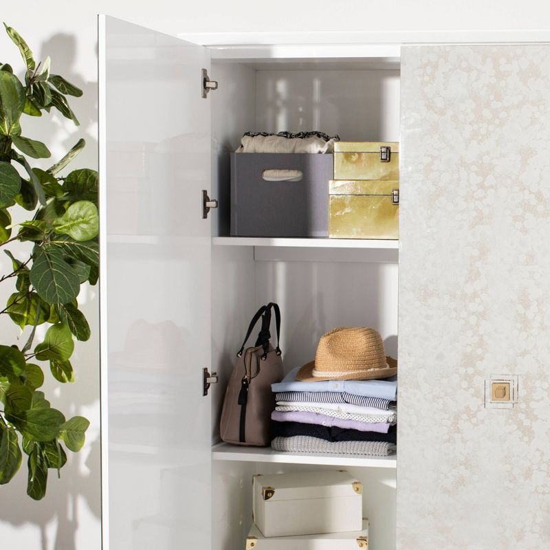 Mulberry 2.0 Sectional Wardrobe Closet Blue - Manhattan Comfort