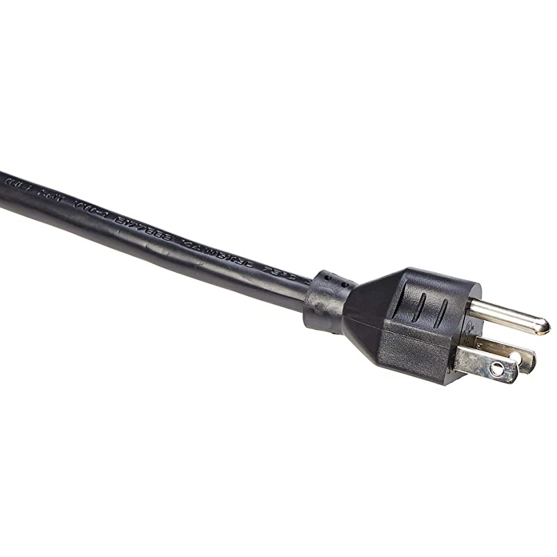 Basics 8-Outlet Power Strip Surge Protector | 4,500 Joule, 12-Foot Cord