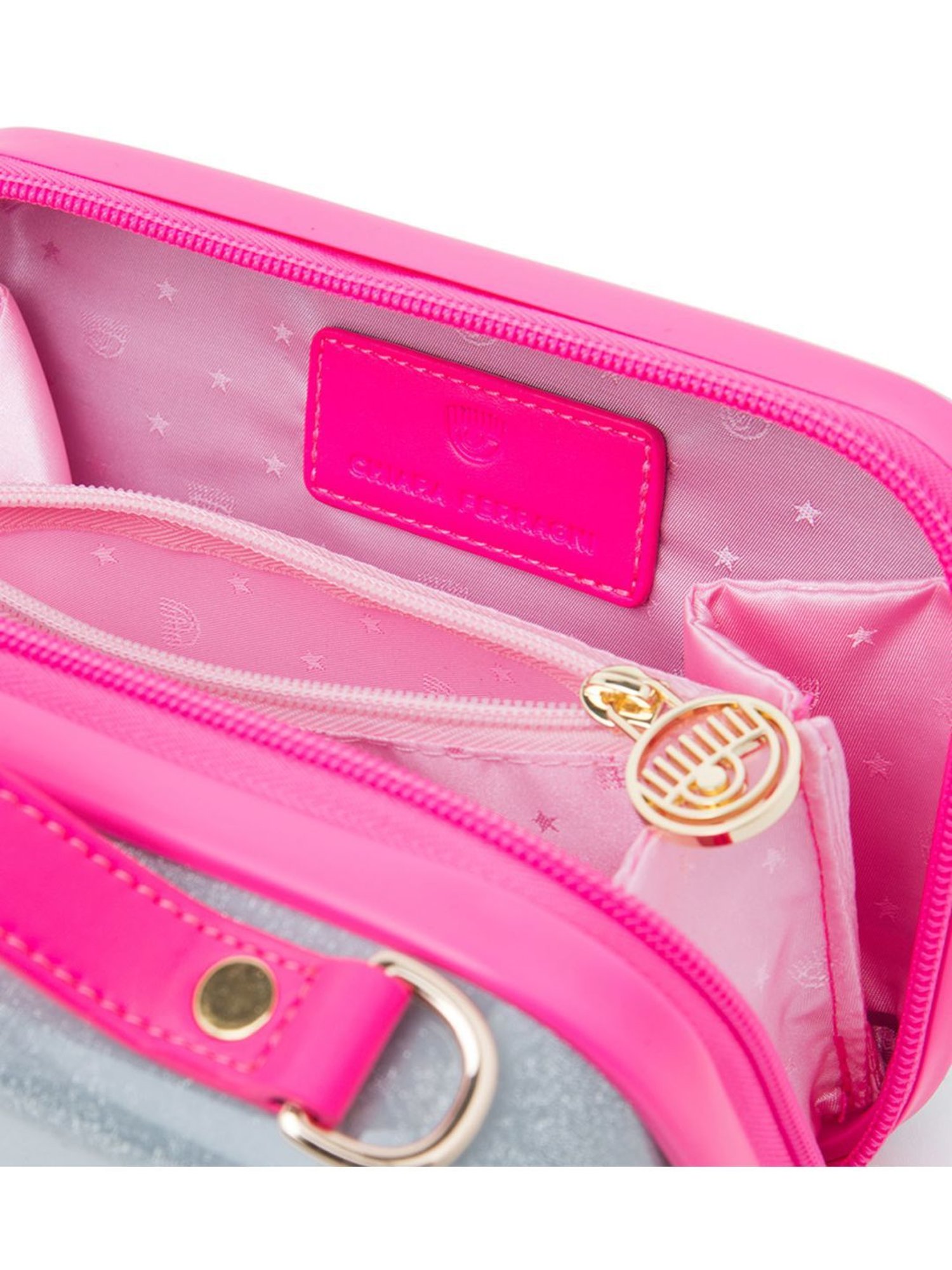 Chiara Ferragni Silver Small Cross Body Bag