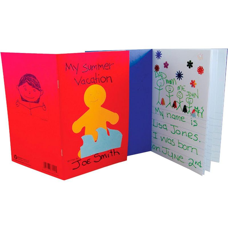 Hygloss My Storybook, 24 Pages, 5-1/2 x 8-1/2 Inches, Assorted Colors, set of 6