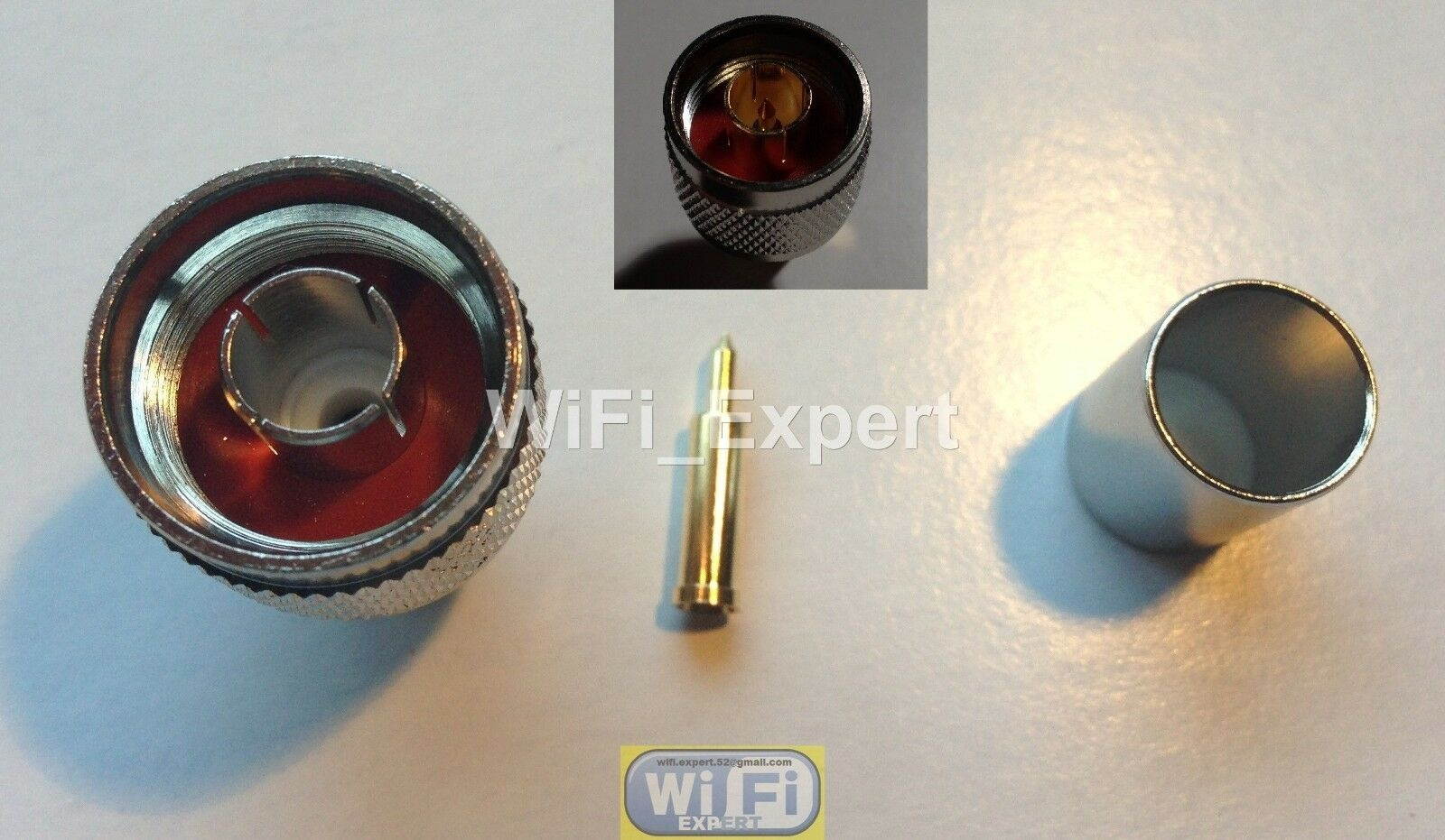 10' RP-TNC to N Male WiFi Pigtail Cable Biquad USB Linksys Cisco WRT54G RFC400