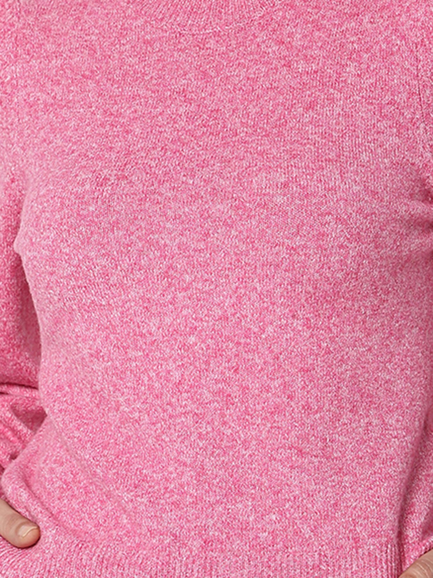 Vero Moda Pink Regular Fit Pullover