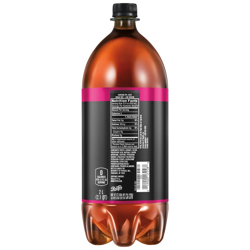 Pepsi 0 Sugar Wild Cherry Cola - 2 L Bottle