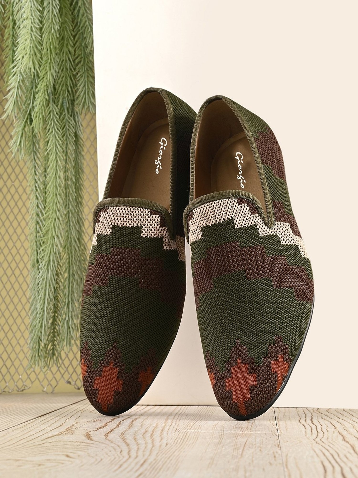 Giorgio Men's Olive Casual Loafer