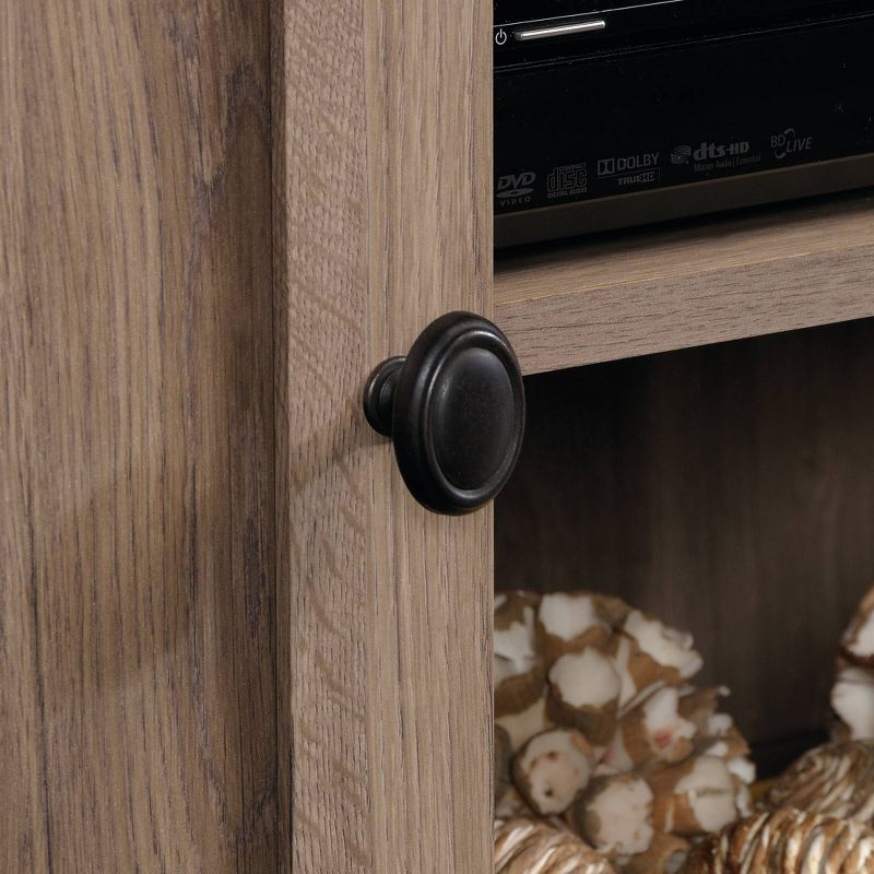 Rosemark 3 Door Media Credenza TV Stand for TVs up to 66" Gray - Treasure Trove Accents