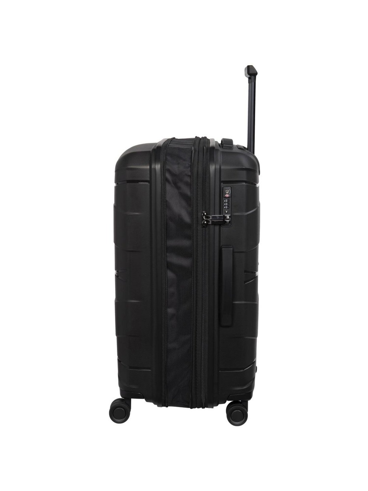 it luggage Momentous Black Cabin -20 inches with Laptop Section Hardsided Trolley Bag with TSA Lock