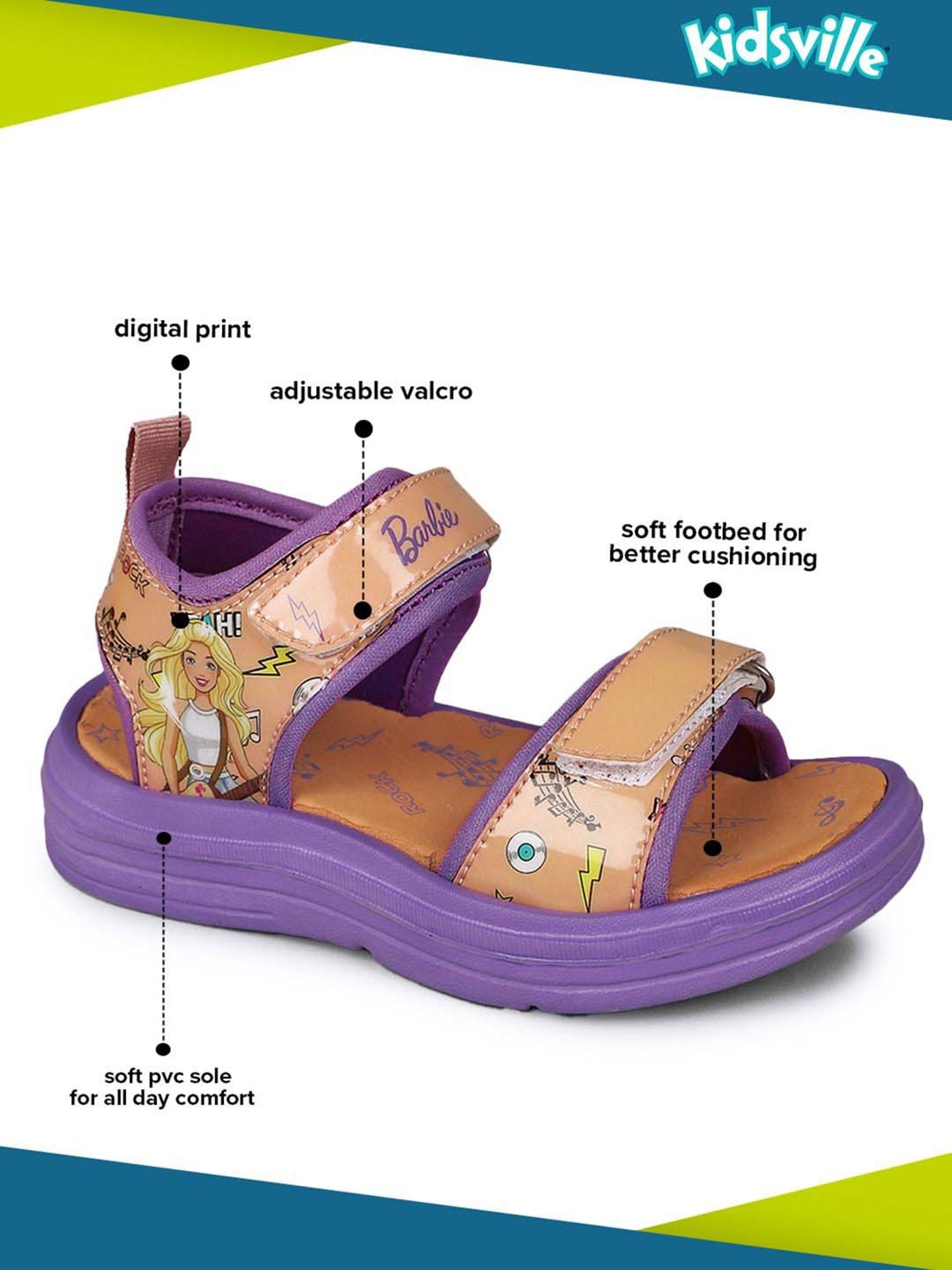 Passion Petals Kids Pink Sling Back Clogs