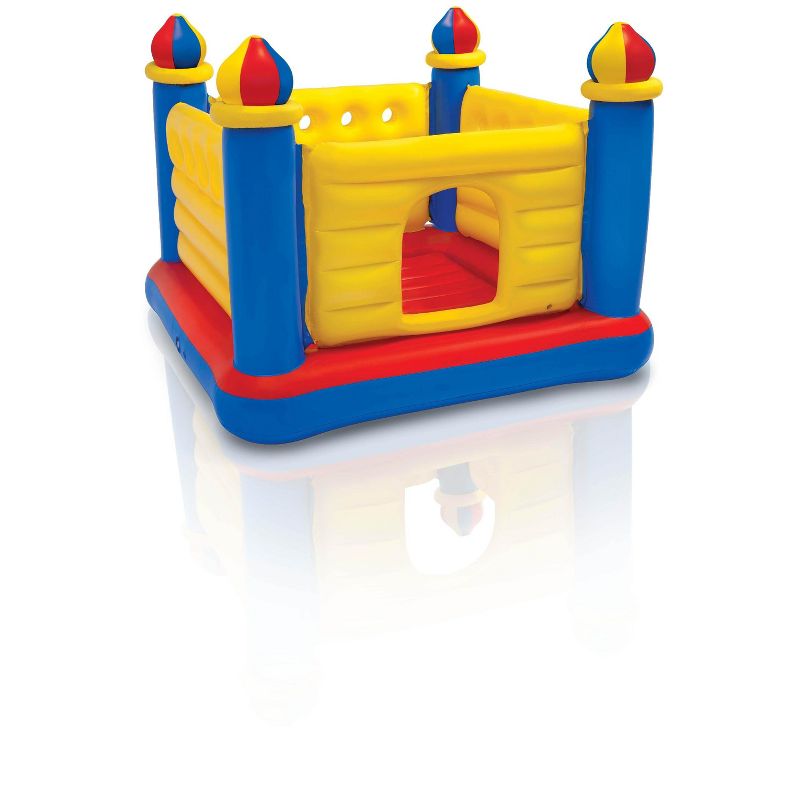 Costway Inflatable Water Slide Crab Dual Slide Bounce House Splash Pool W/ 950W Blower