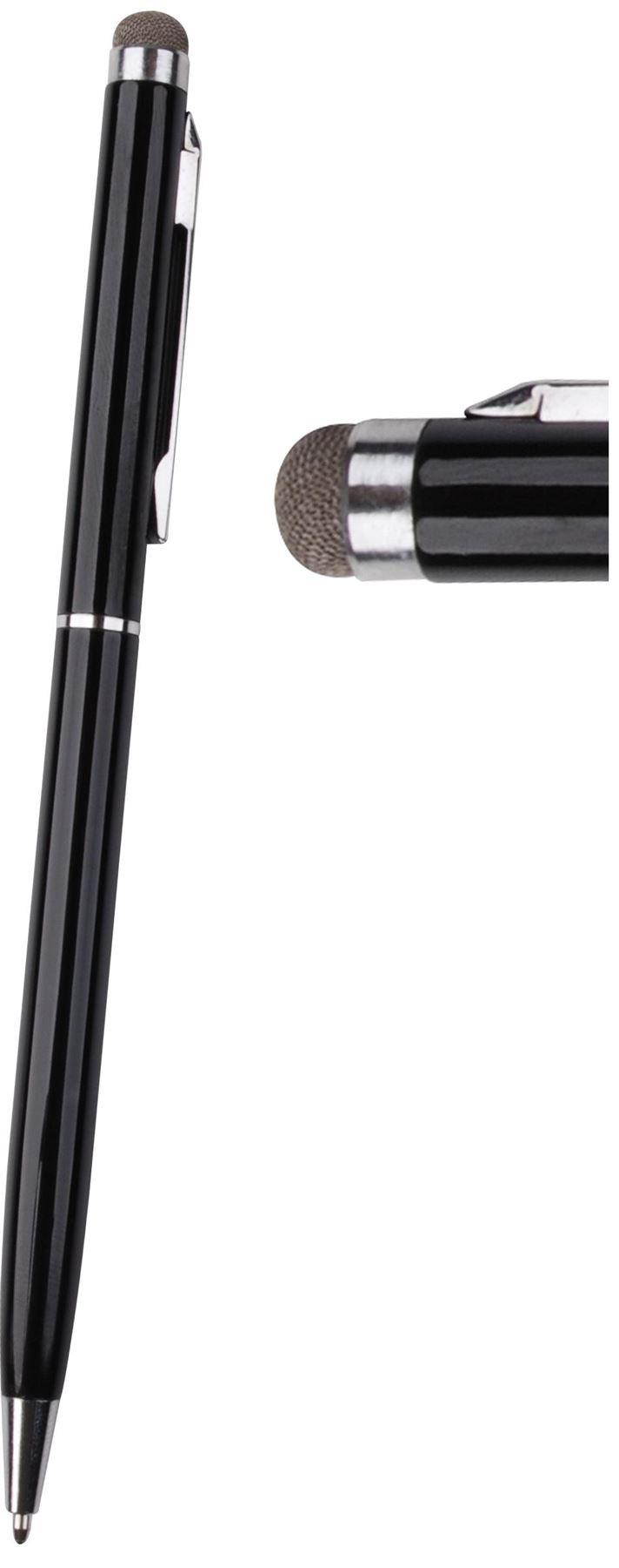 Hellfire Trading 1 Black PRO Stylus with Ball Point Pen ULTRA-SMOOTH Micro-Fibre Tip Tablets iPad