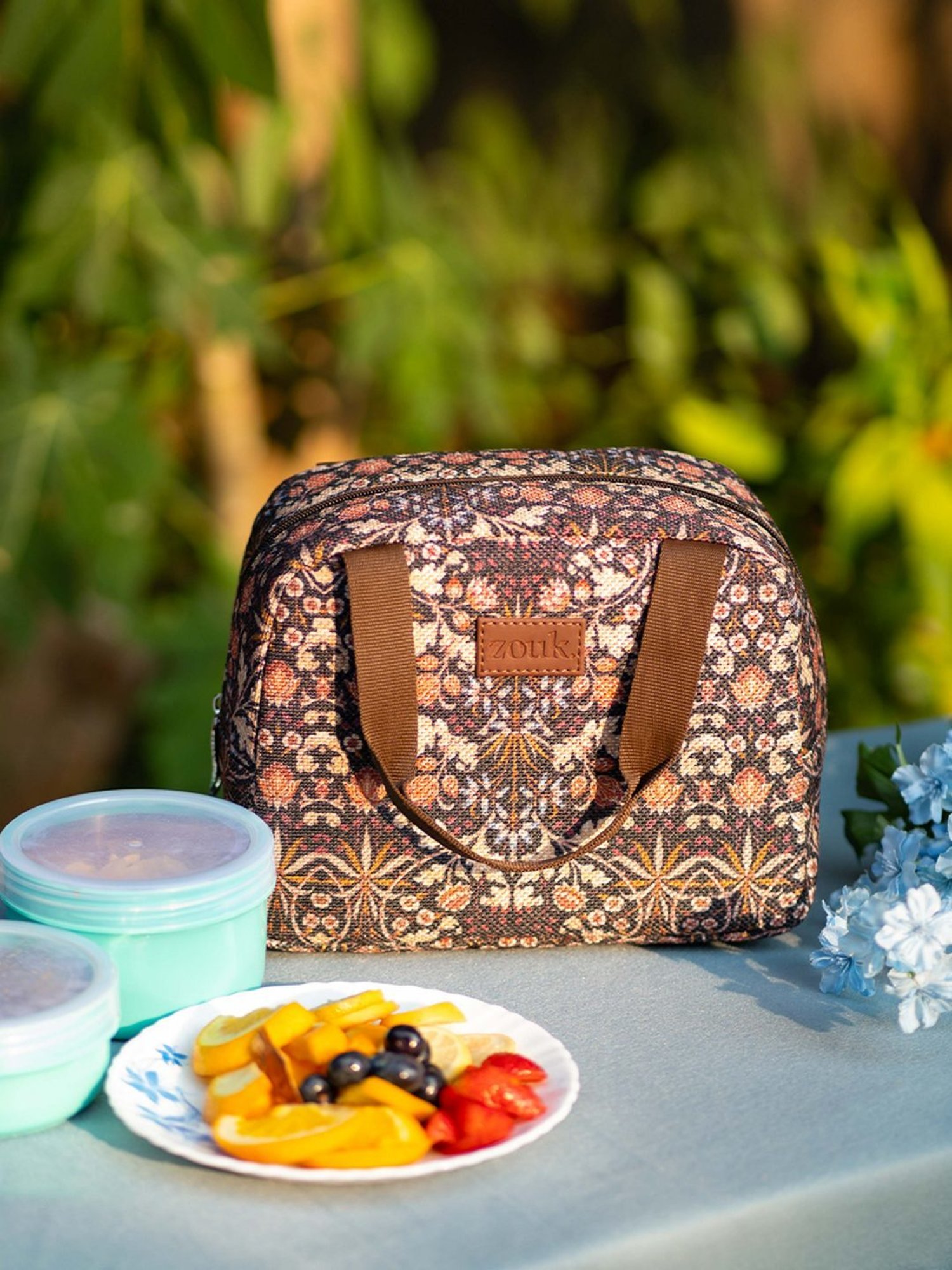 ZOUK Multicolor Printed Lunch Bag