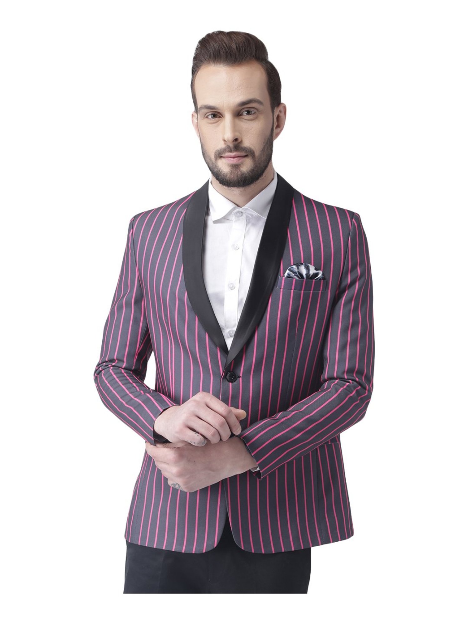 Hang Up Multicolor Regular Fit Printed Blazer