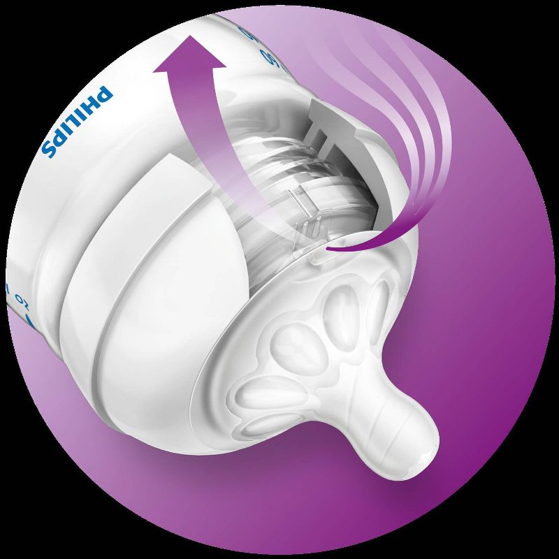 Philips Avent Natural Baby Bottle - Pink Panda - 9oz - 3pk