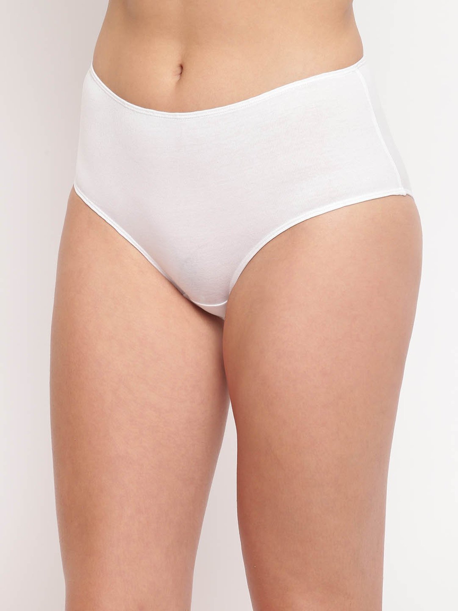 BASIICS by La Intimo White Hipster Panty (Pack Of 3)