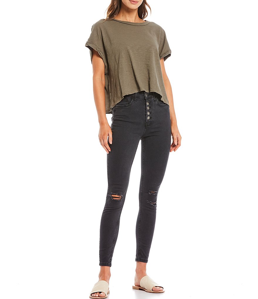 Free People Sabrina Super Skinny Jeans