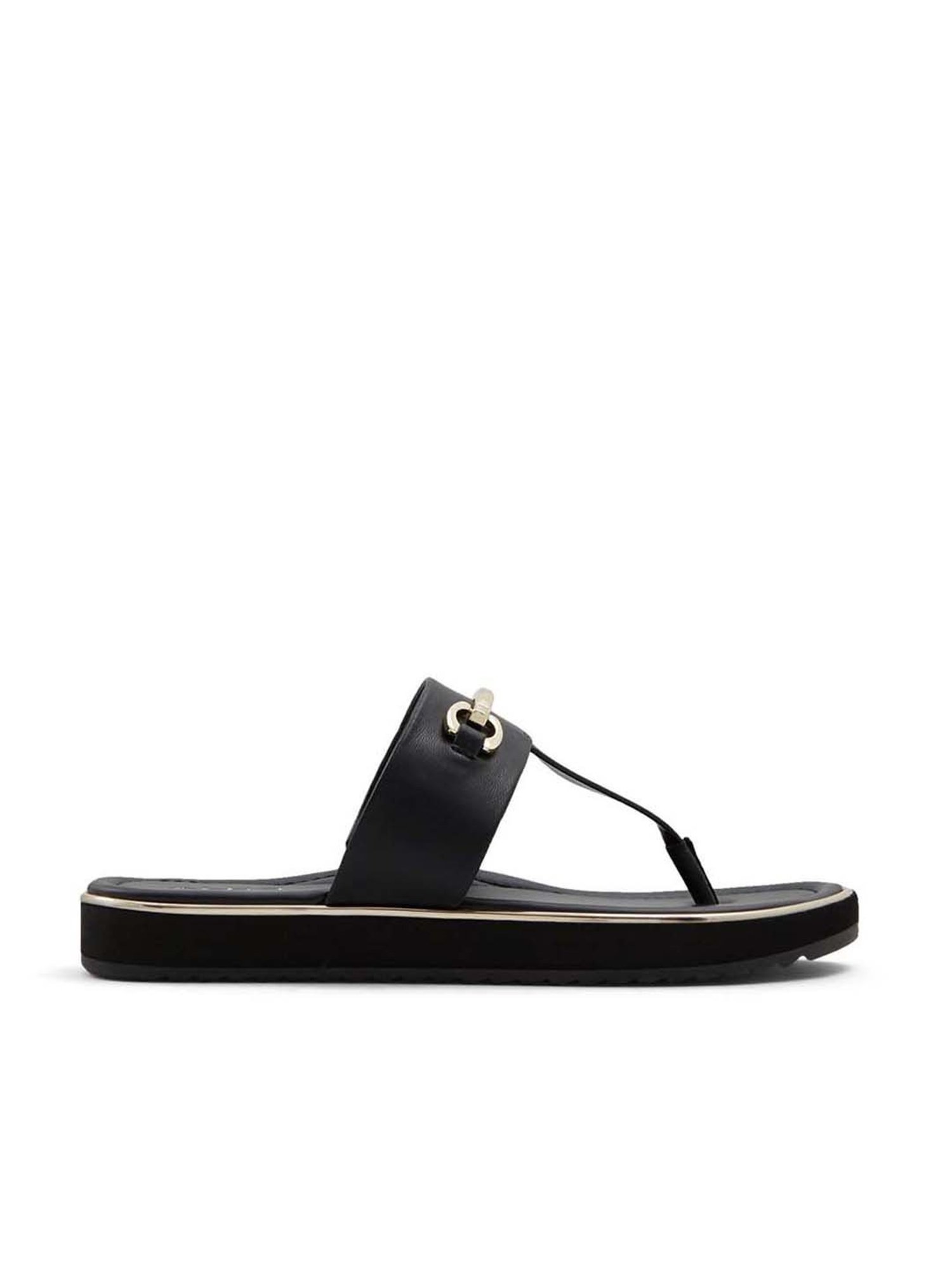Aldo Women's Deverena Black Thong Sandals