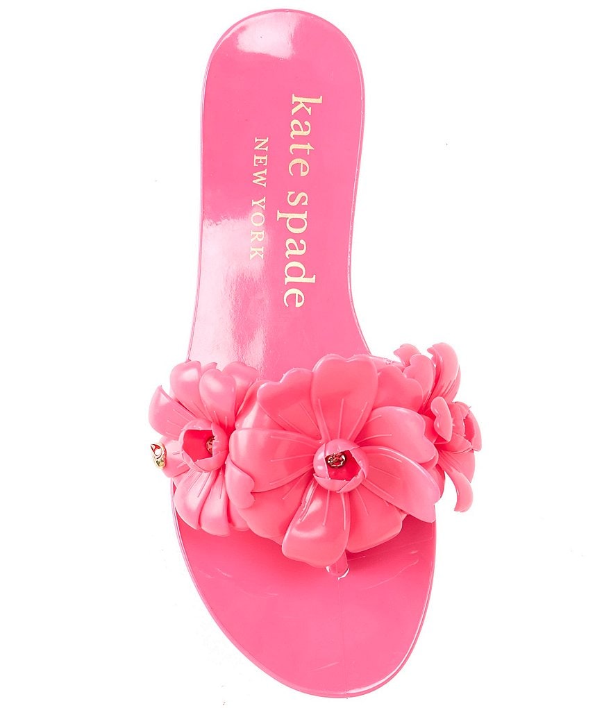 kate spade new york Jaylee 3D Flowers Jelly Slides