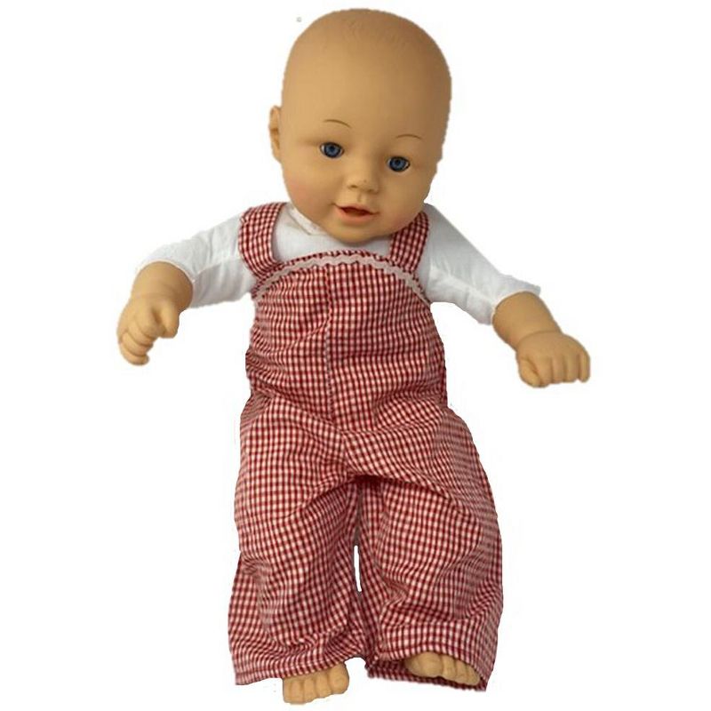 Doll Clothes Superstore Overalls With Hat Fit 18-21 Big Baby Dolls