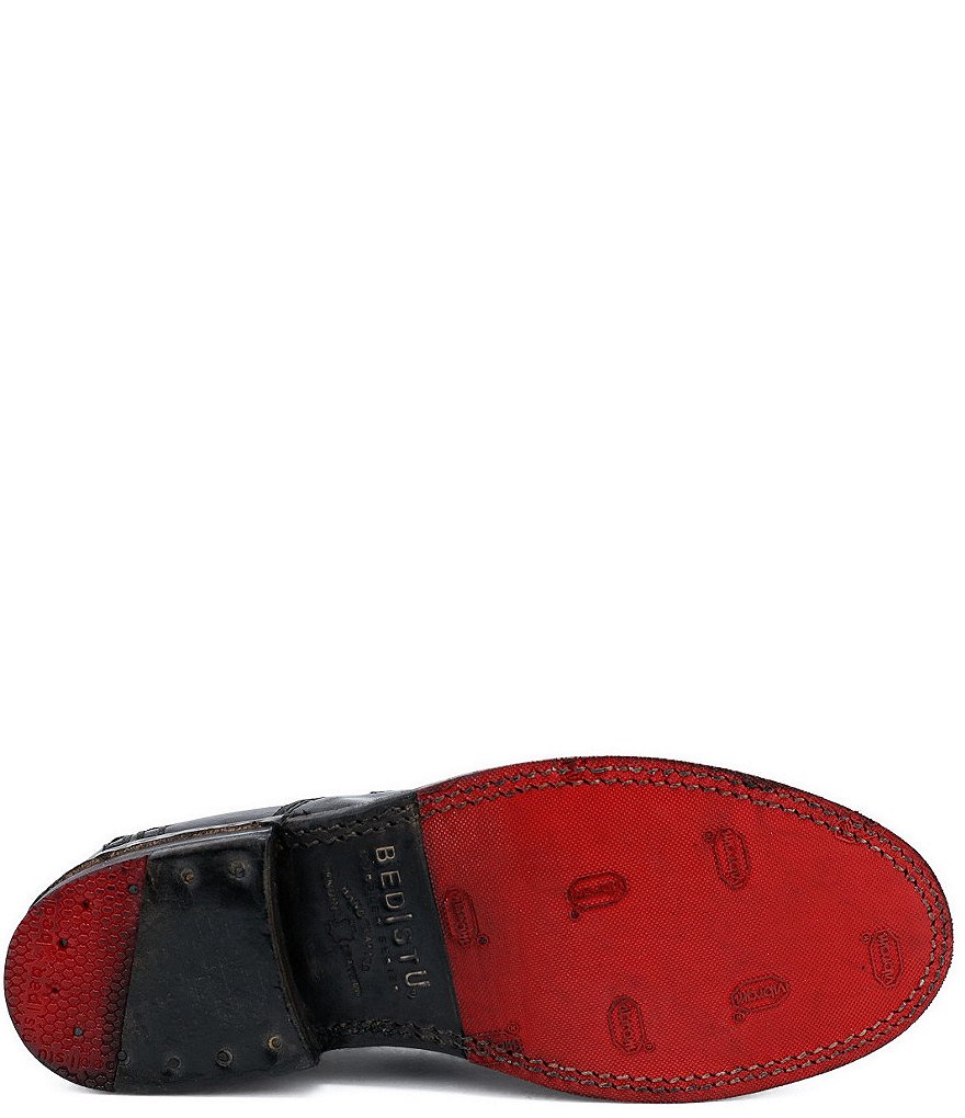 Bed Stu Rose Leather Slip-On Oxfords
