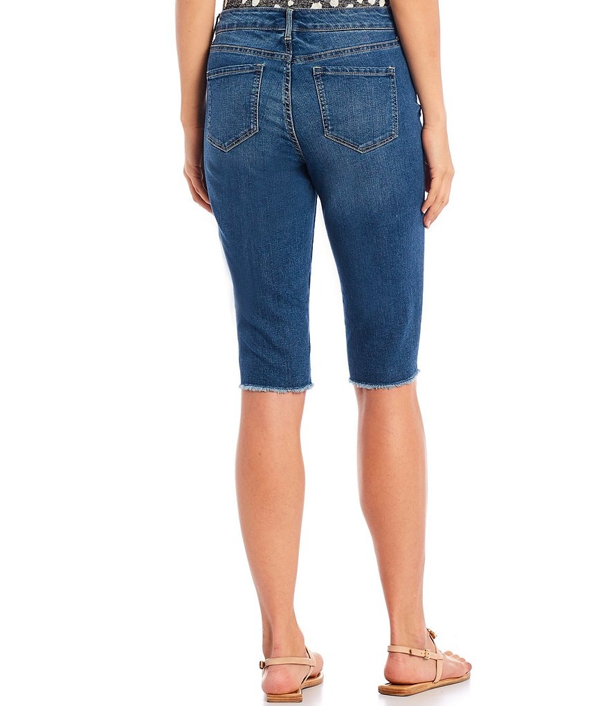 Code Bleu Chelsea Frayed Hem Skimmer Jeans